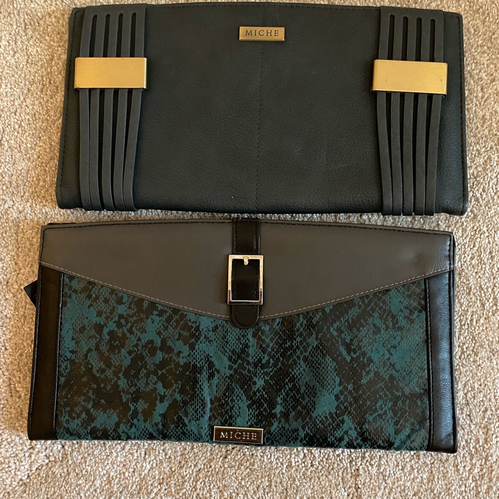 Miche Elegant Black and Teal Shell’s for Classic Base